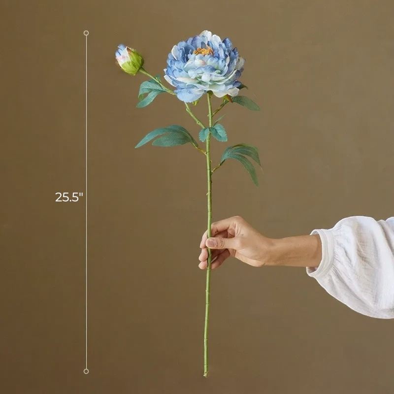 Artificial Vintage Peony Stem – 26"