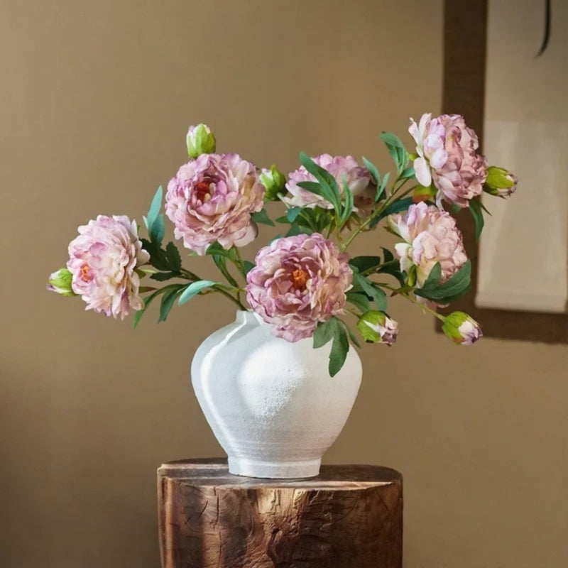 Artificial Vintage Peony Stem – 26"
