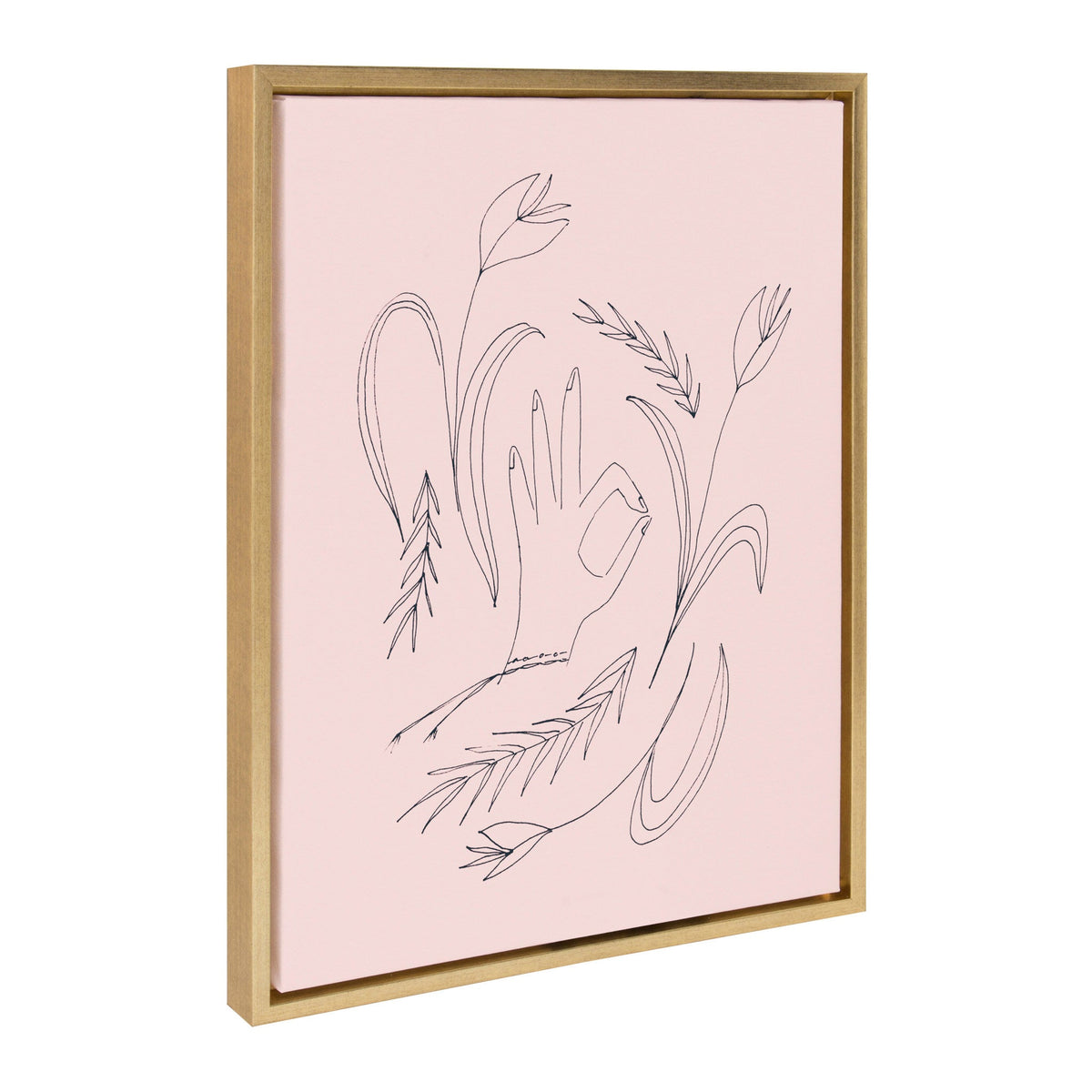 Sylvie We Are All OK Framed Canvas by Kate Aurelia Holloway