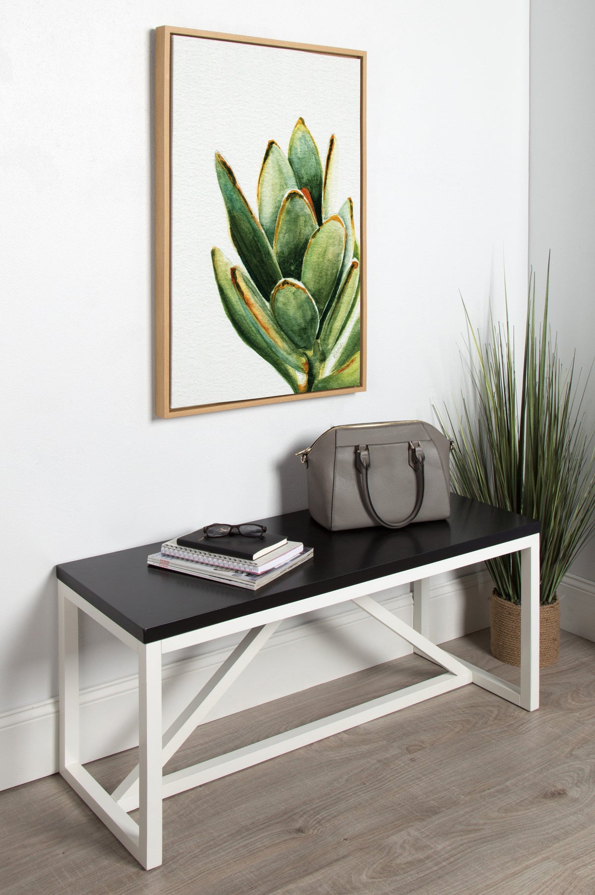 Sylvie Succulent 18 Framed Canvas By Jennifer Redstreake Geary