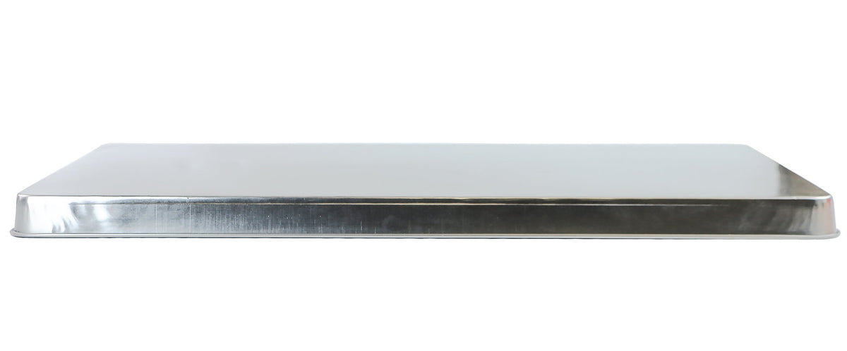 Calypso Basics by Reston Lloyd, Rectangular Tin Burner Cover, Stainless Steel