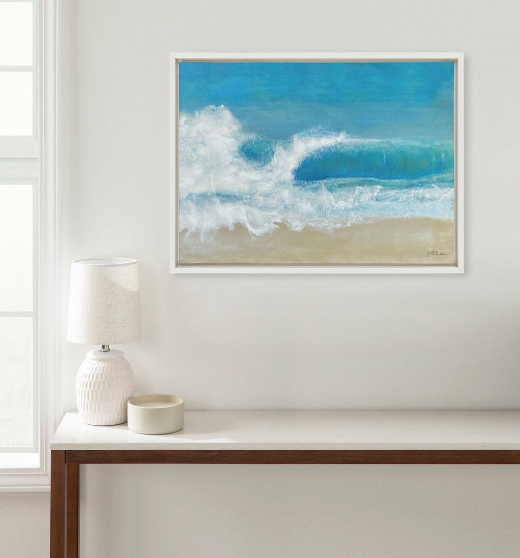 Sylvie Beach Day Framed Canvas by Julie Maida