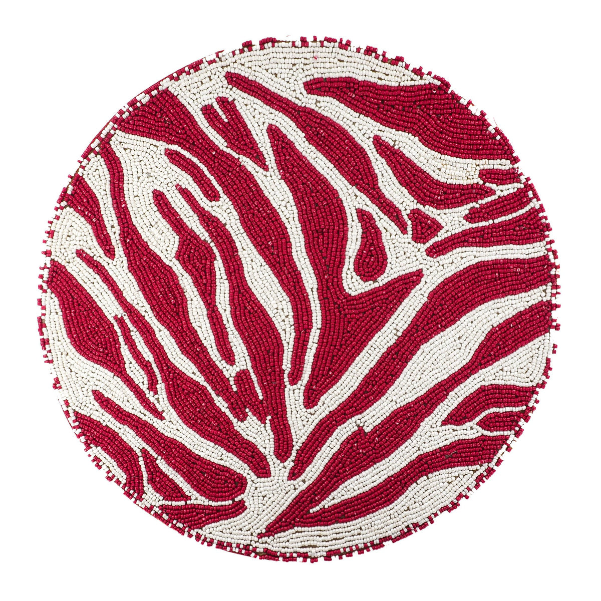 Red & White Placemats, Set of 2