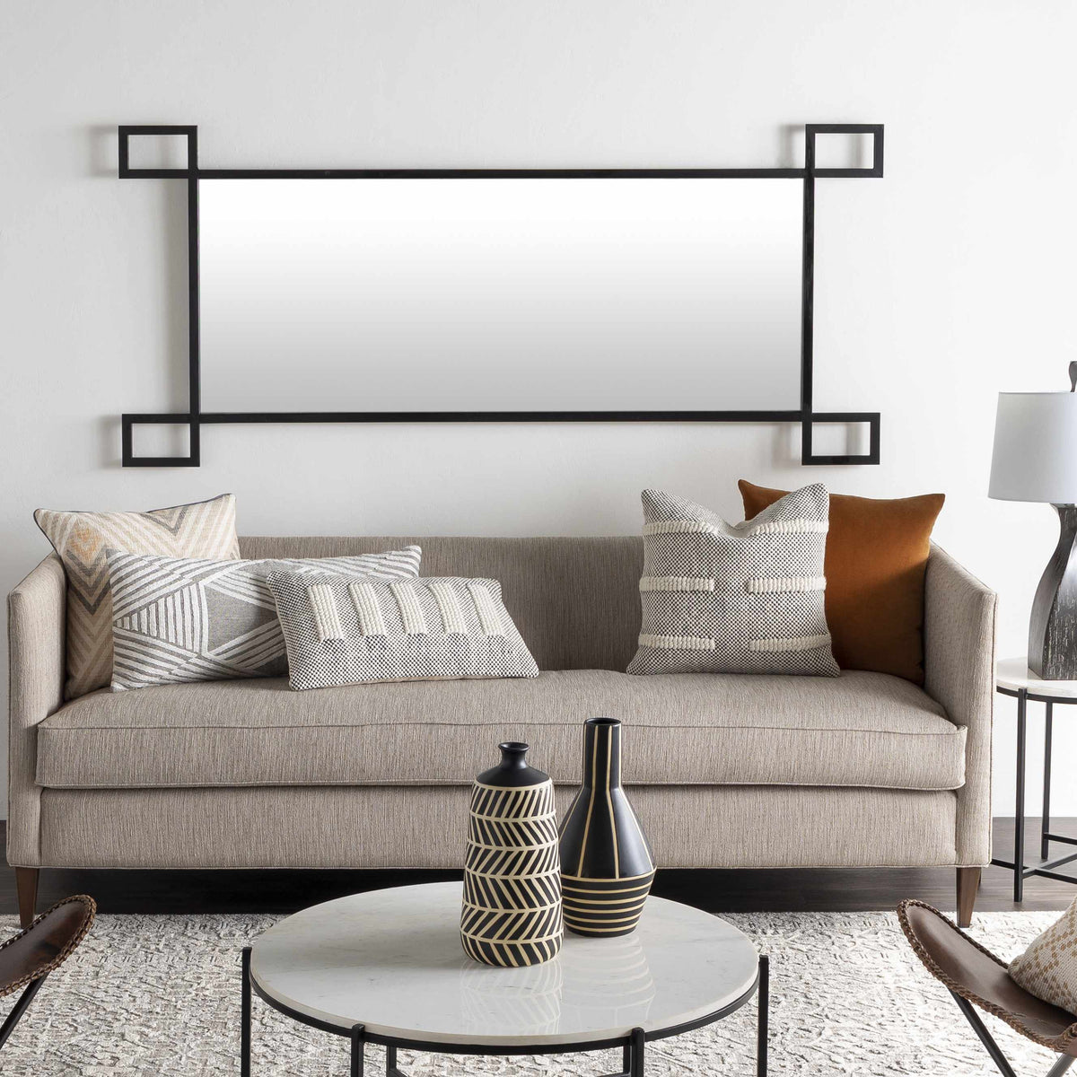 Rhinecliff Iron-Frame Mirror