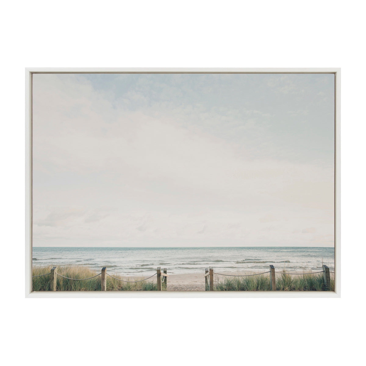 Sylvie Pale Sky Framed Canvas by Emiko and Mark Franzen of F2Images