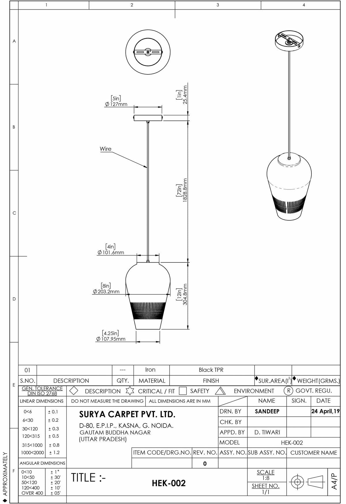 Ravensworth Pendant Light