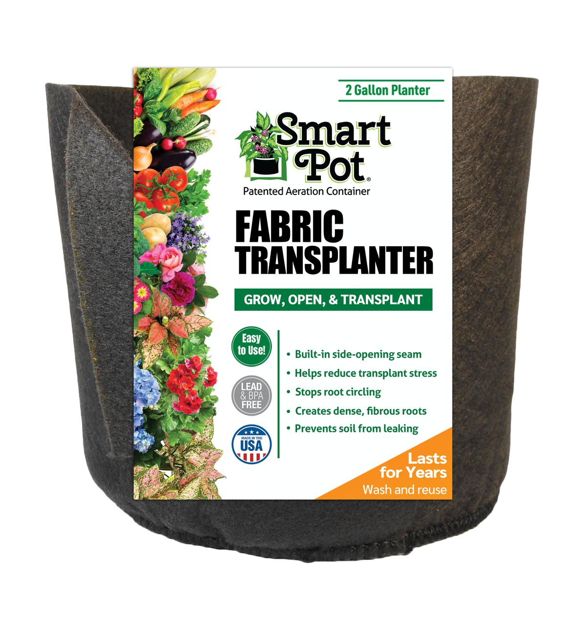 Smart Pot Transplanter Reusable Fabric Planting Pot