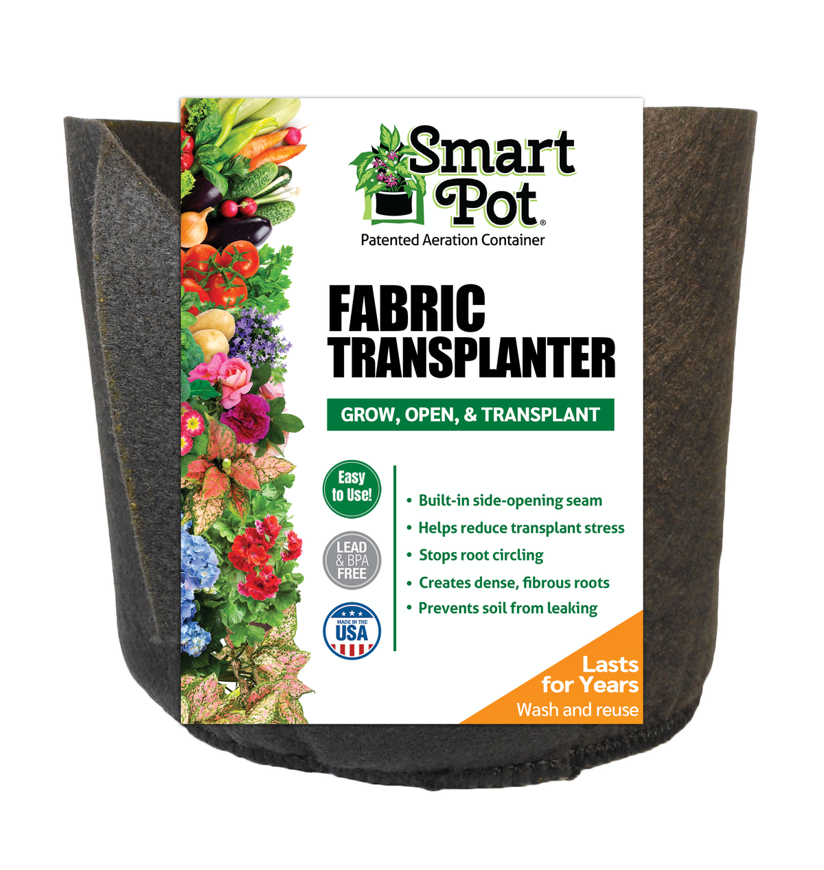 Smart Pot Transplanter Reusable Fabric Planting Pot