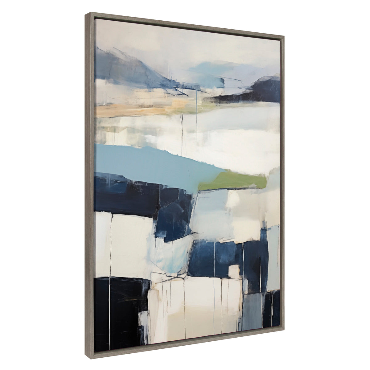 Sylvie Skyline I Framed Canvas by Amy Lighthall