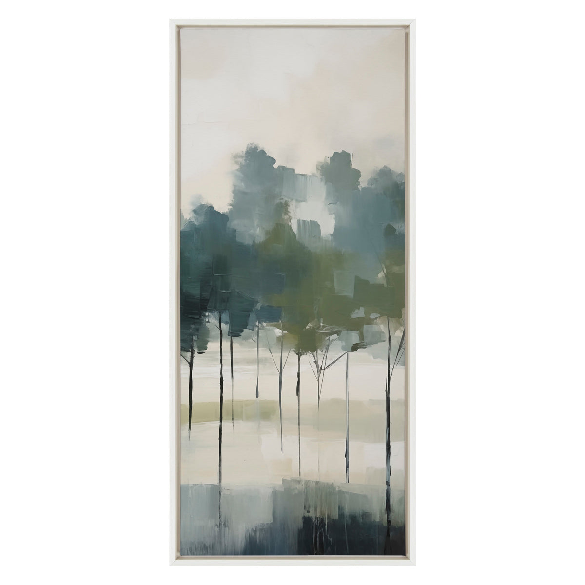 Sylvie Whispering Trees I Framed Canvas by Amy Lighthall