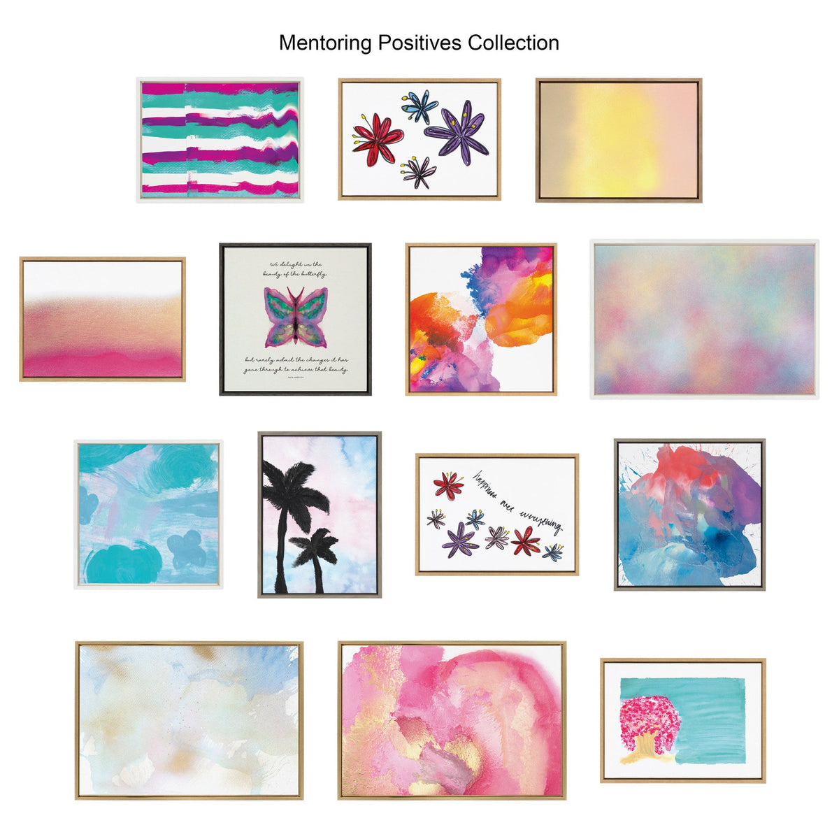 Sylvie Jungle Framed Canvas by Mentoring Positives