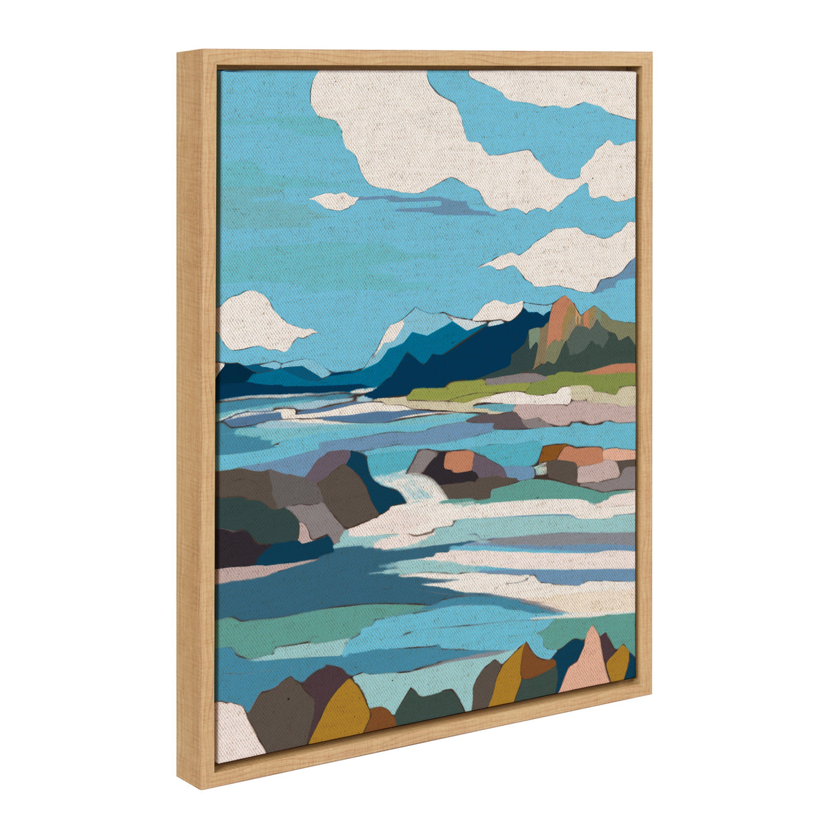 Sylvie Brienz Framed Canvas by Nikita Jariwala