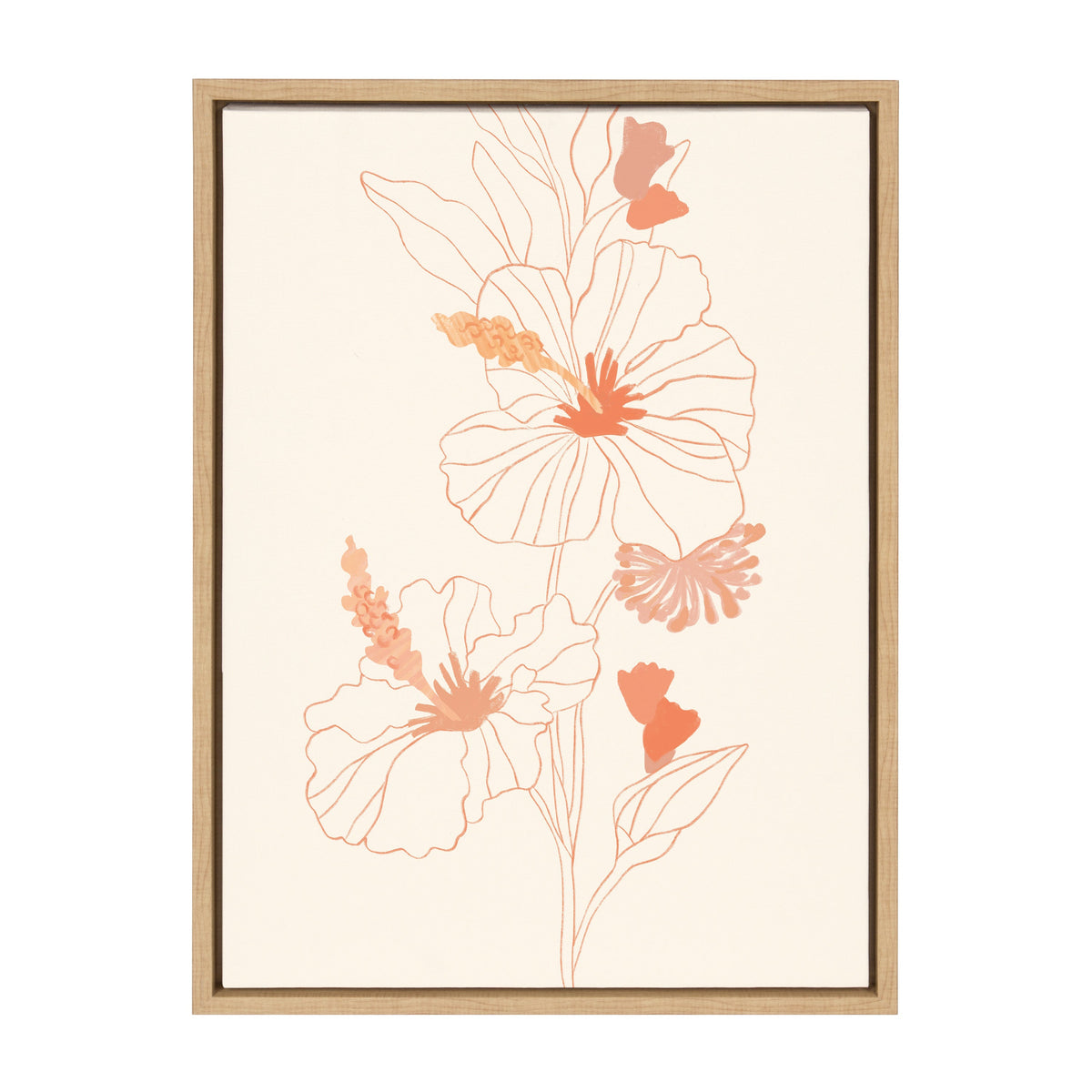 Sylvie Hilo Framed Canvas by Kasey Free