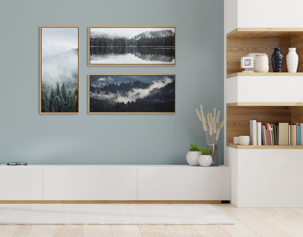 Sylvie Evergreen Dream Framed Canvas by Emiko and Mark Franzen of F2Images