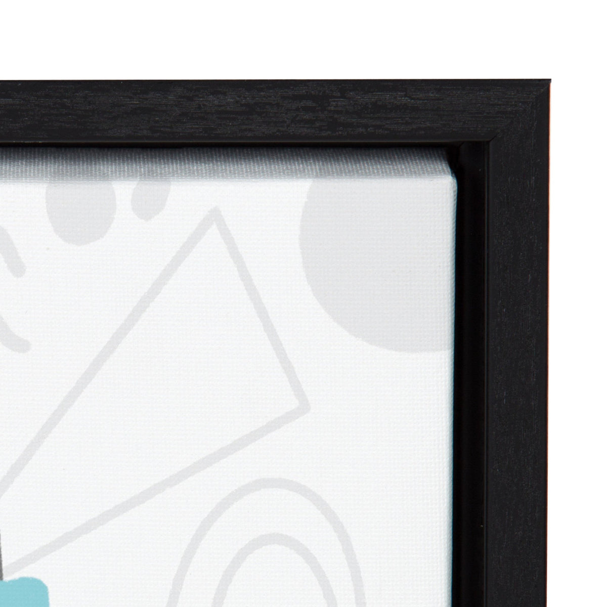 Sylvie Boom Box Boy 1 Framed Canvas by Molly Fabiano, Black 18x24