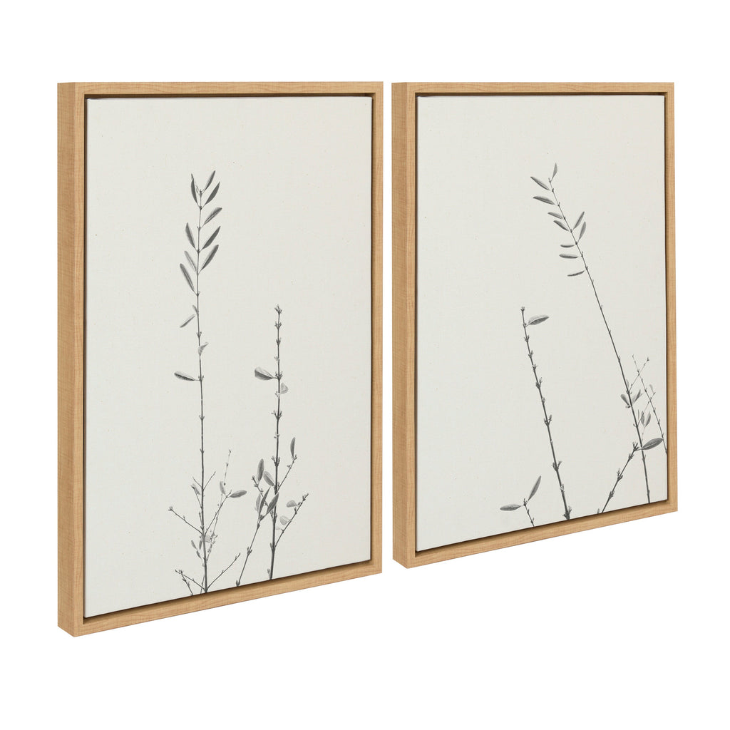 Sylvie Retro Tennessee Botanicals Framed Canvas Set of 2 by Stephanie Klatt