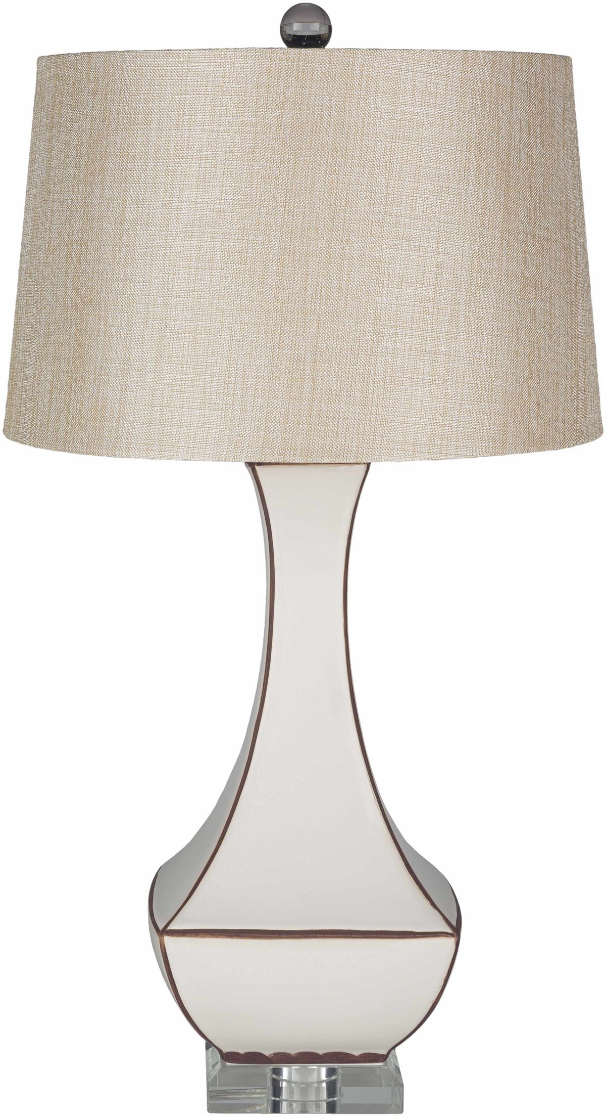 Tuka Tan Ceramic Table Lamp