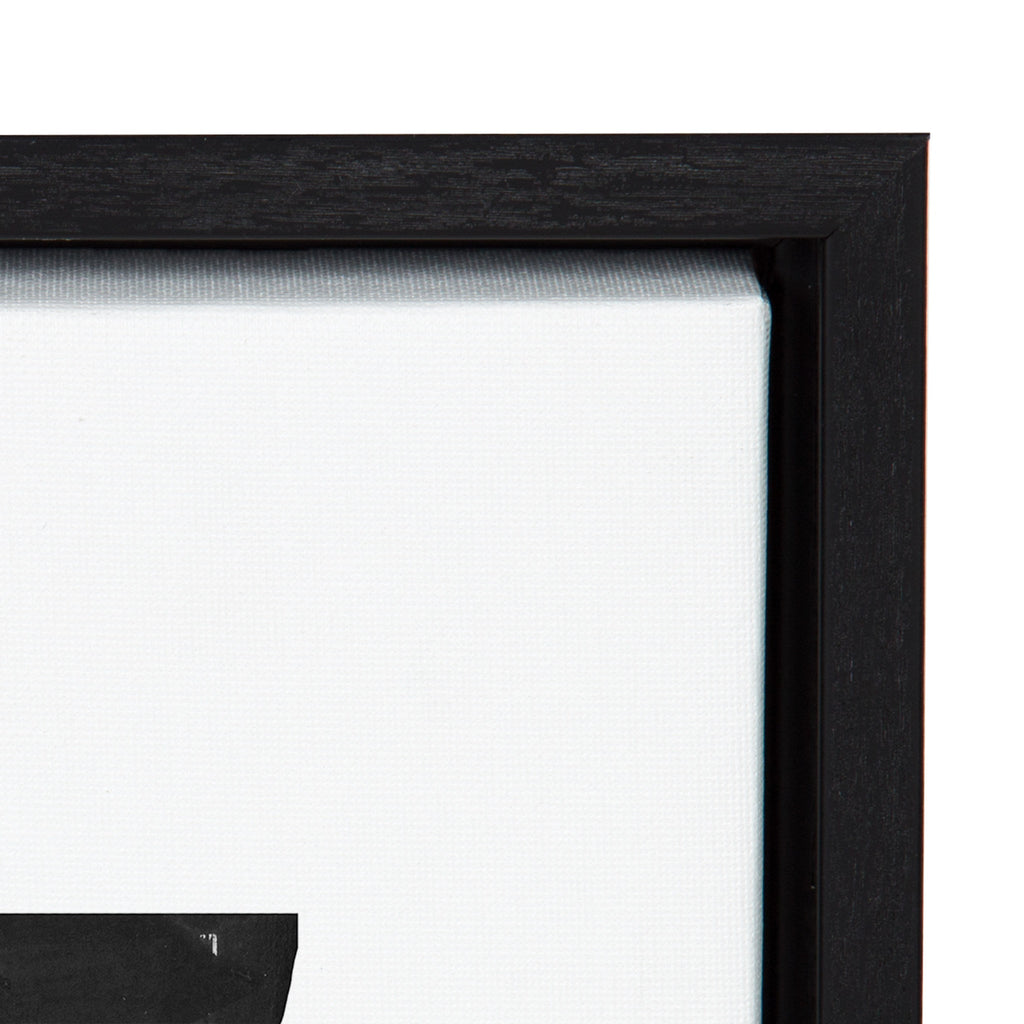 Sylvie Modern Abstract Framed Canvas Set