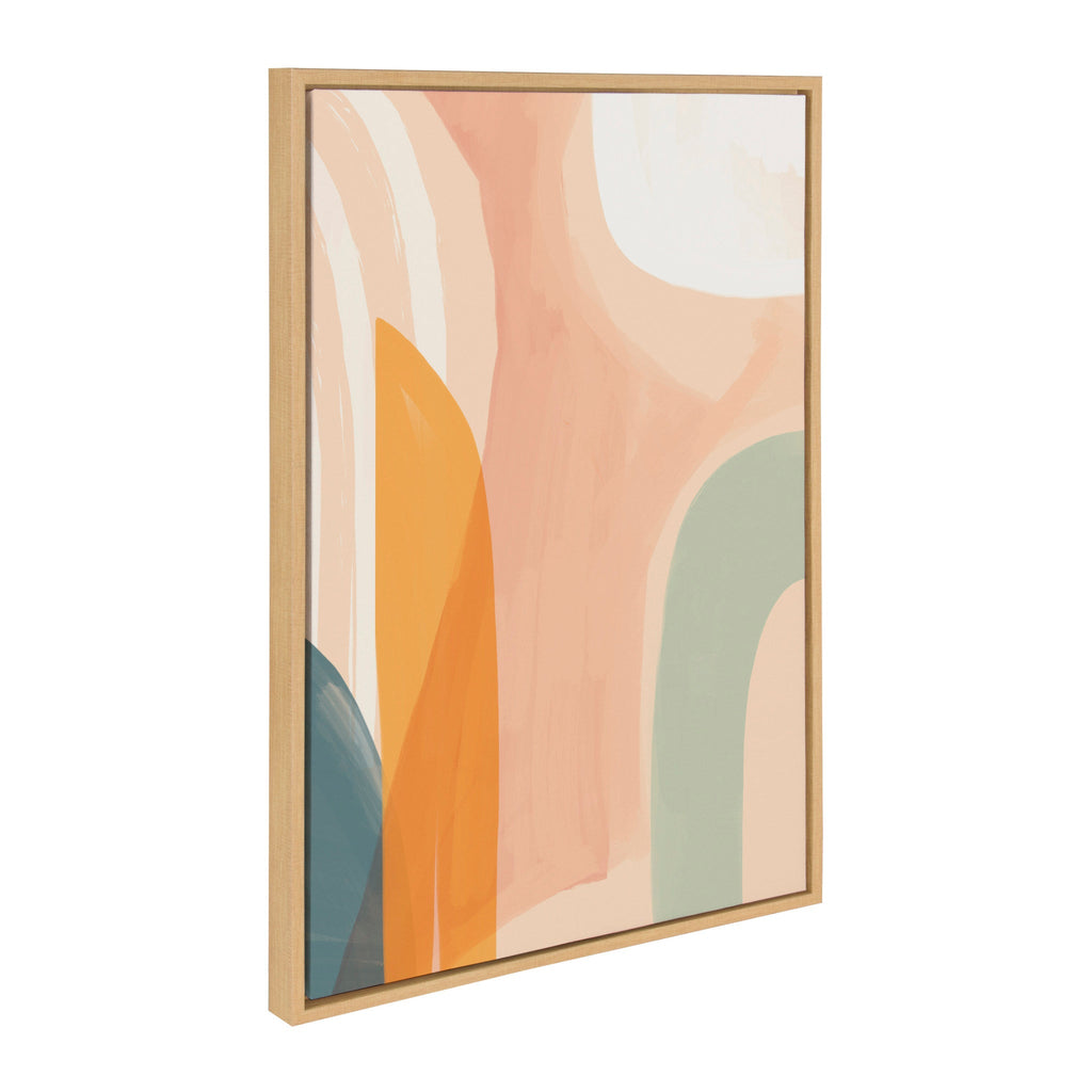 Sylvie Sunrise Over Marrakesh, Teotitlan Valley Study 1 and Teotitlan Valley Study 2 Framed Canvas Set of 3 by Kate Aurelia Holloway