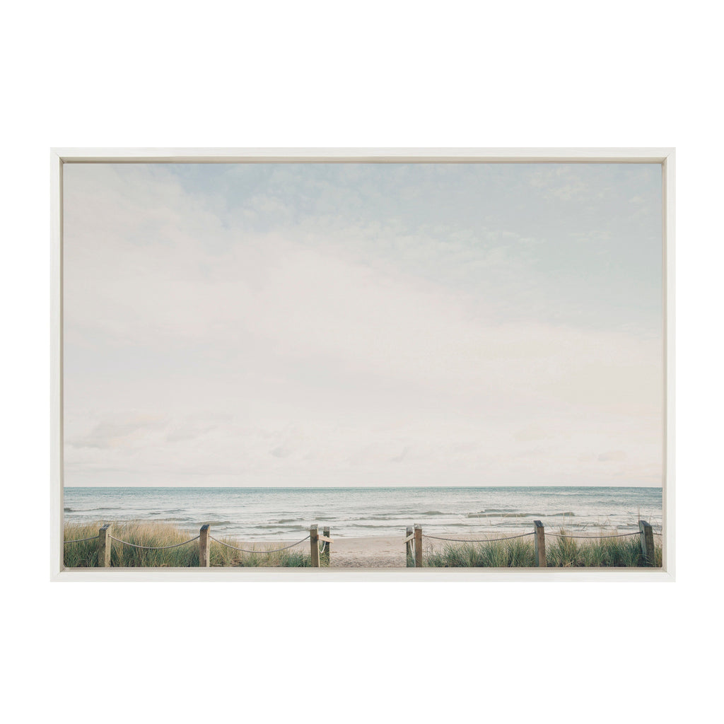 Sylvie Pale Sky Framed Canvas by Emiko and Mark Franzen of F2Images