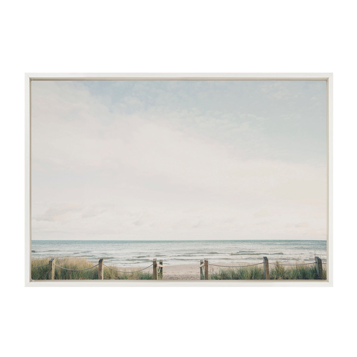 Sylvie Pale Sky Framed Canvas by Emiko and Mark Franzen of F2Images