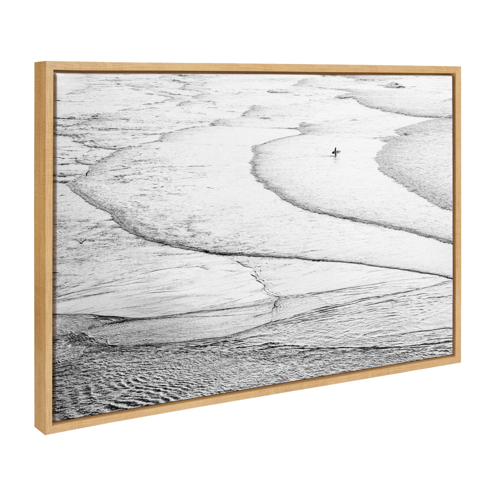 Sylvie Ocean Beach San Francisco Framed Canvas Wall Art by Pete Olsen