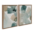 Sylvie Color Exploration I and II Framed Canvas Art Set of 2 by Amy Lighthall