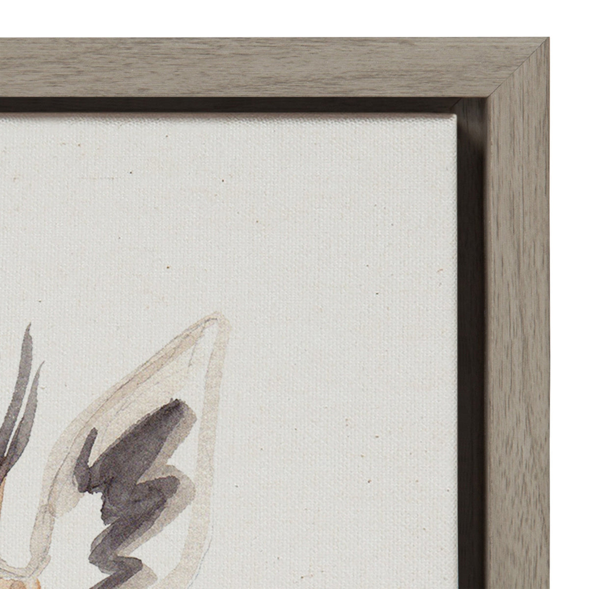 Sylvie Watercolor Giraffe Framed Canvas by Patricia Shaw