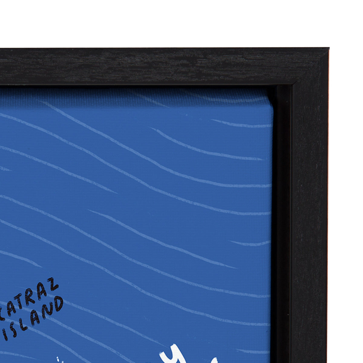 Sylvie San Francisco Illustration Framed Canvas by Stacie Bloomfield
