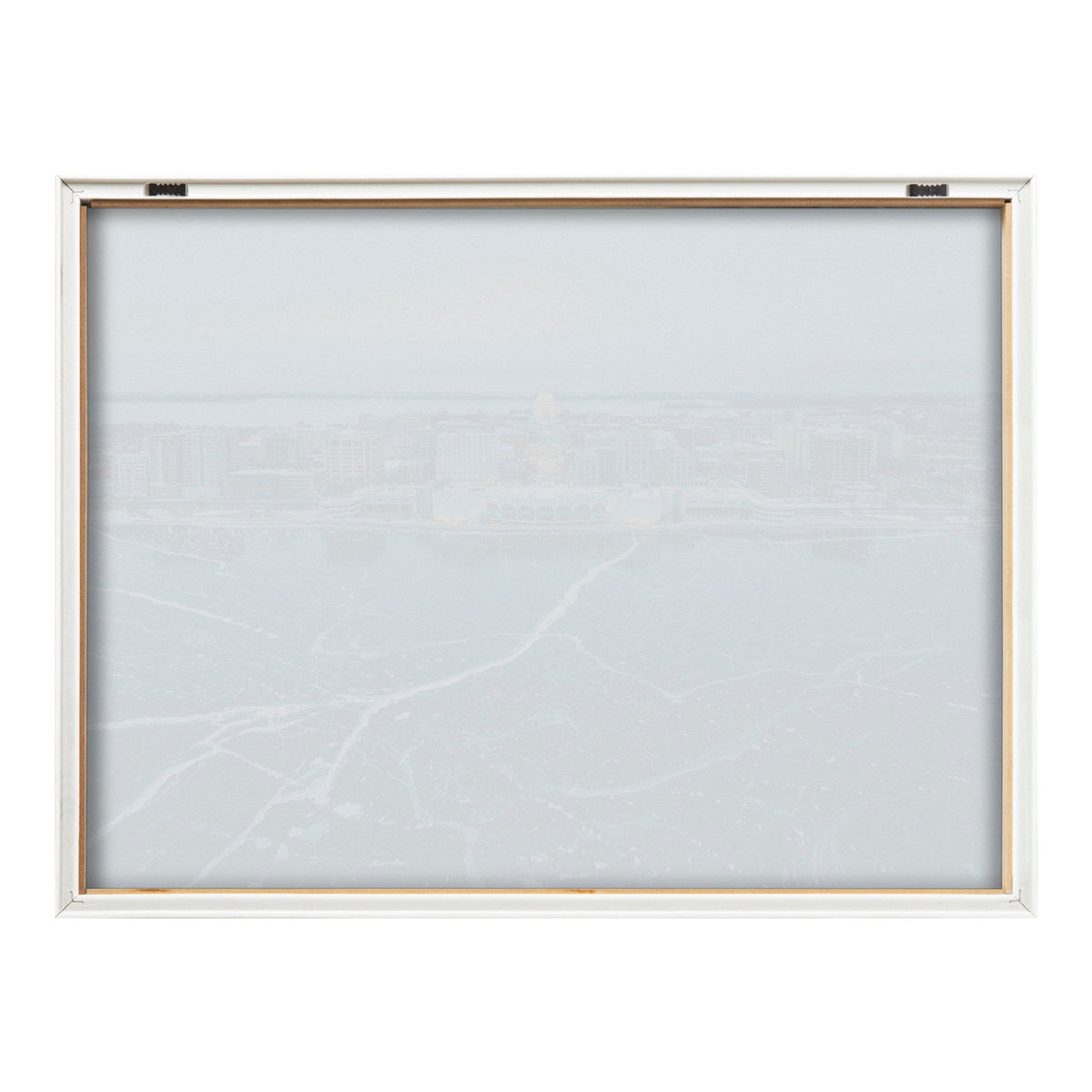 Blake Icy Veins of Winter-Madison Wisconsin Framed Printed Glass by Pete Olsen