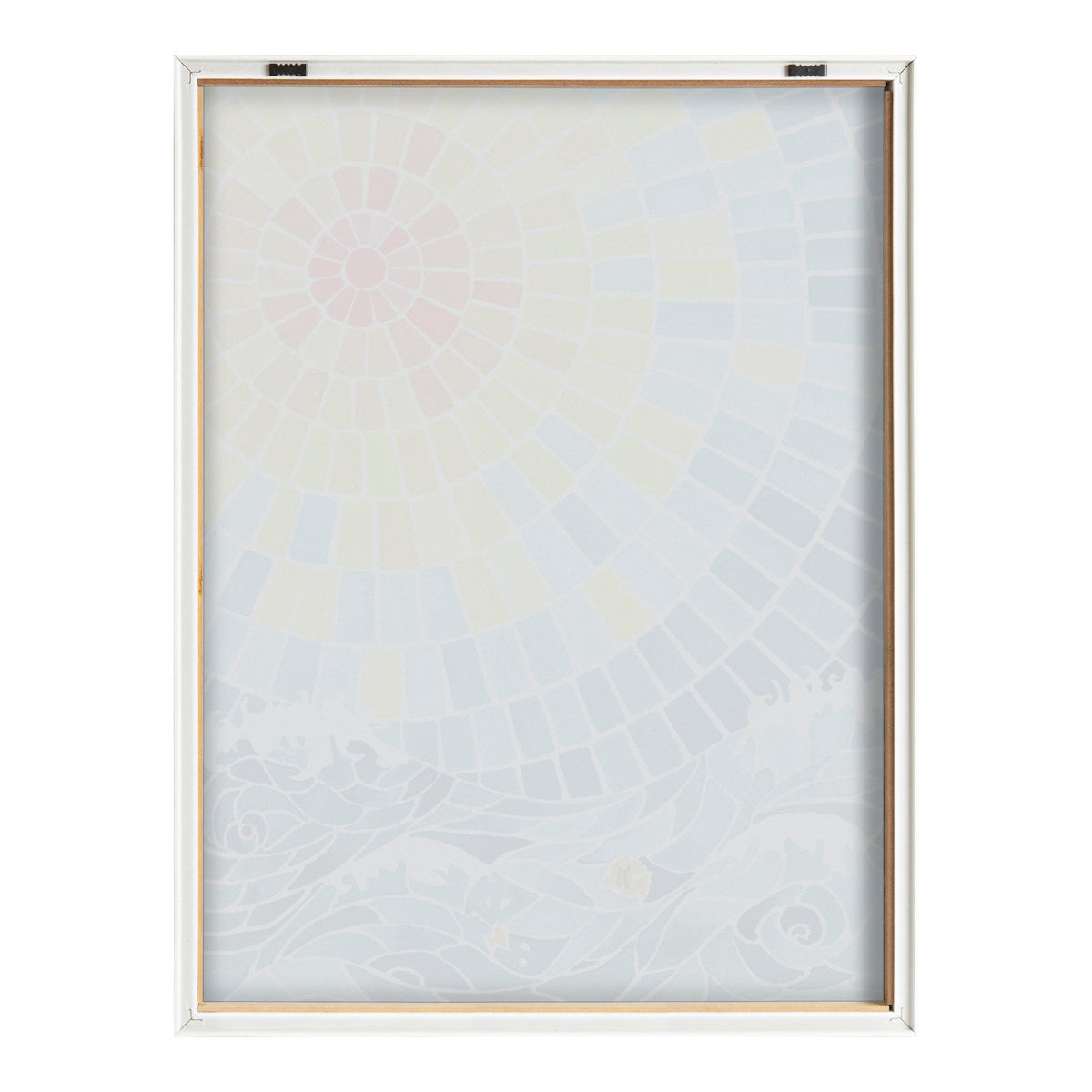 Blake Under the Hawaiian Sun Framed Printed Glass by Janet Meinke-Lau