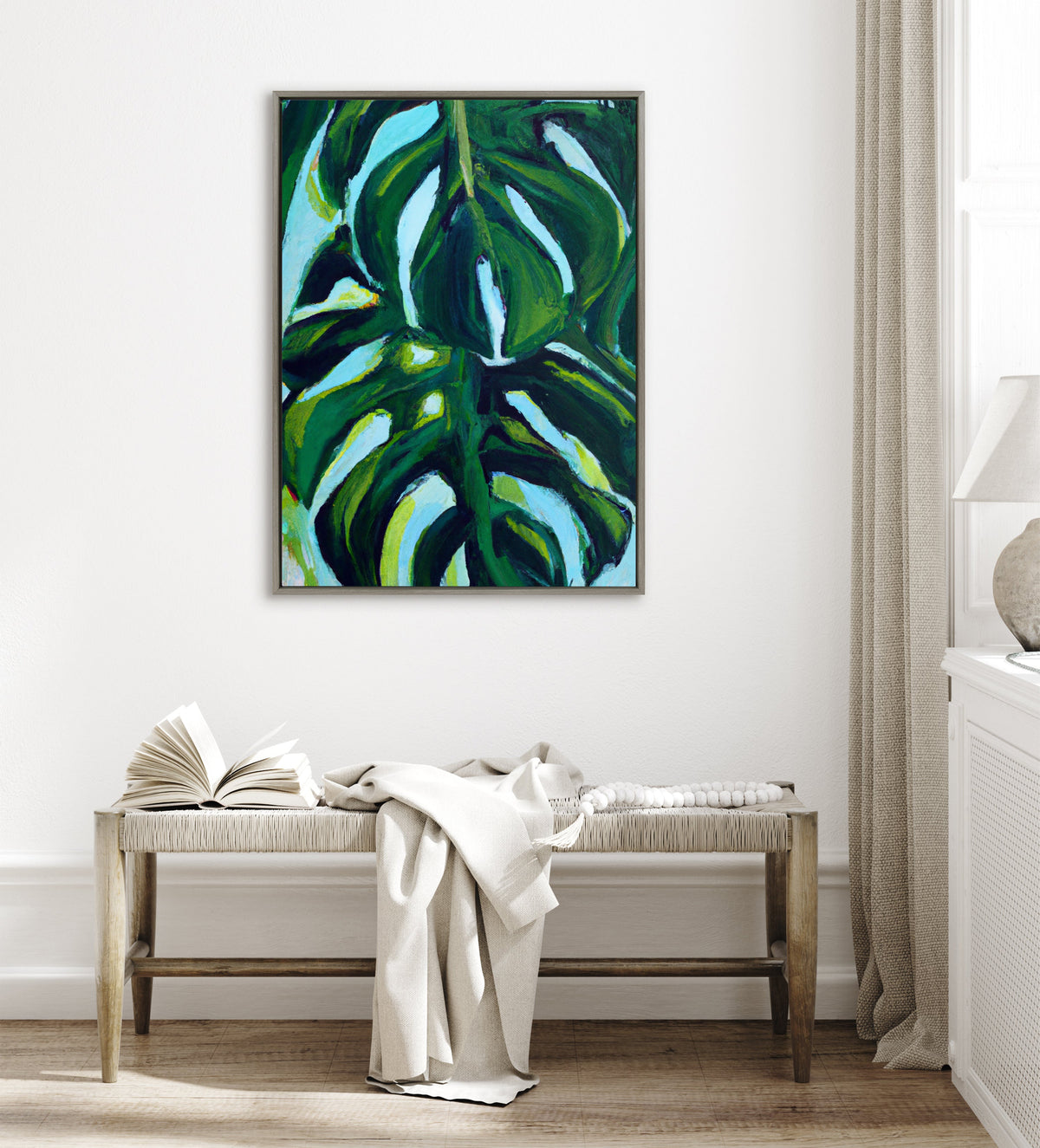 Sylvie Blank Framed Canvas 31x41