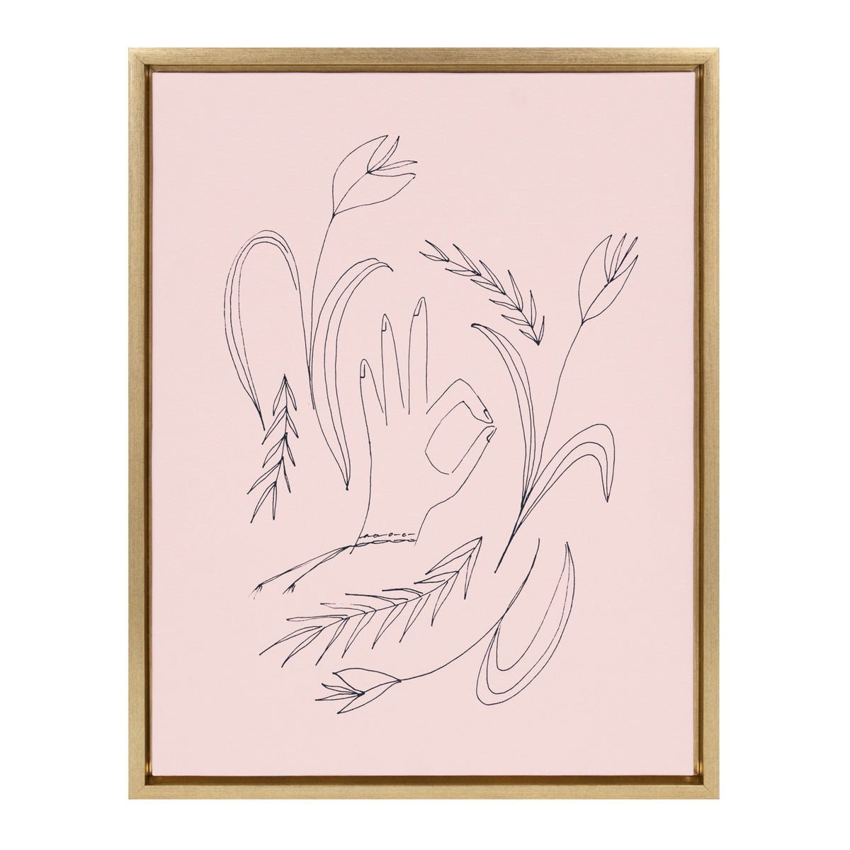 Sylvie We Are All OK Framed Canvas by Kate Aurelia Holloway