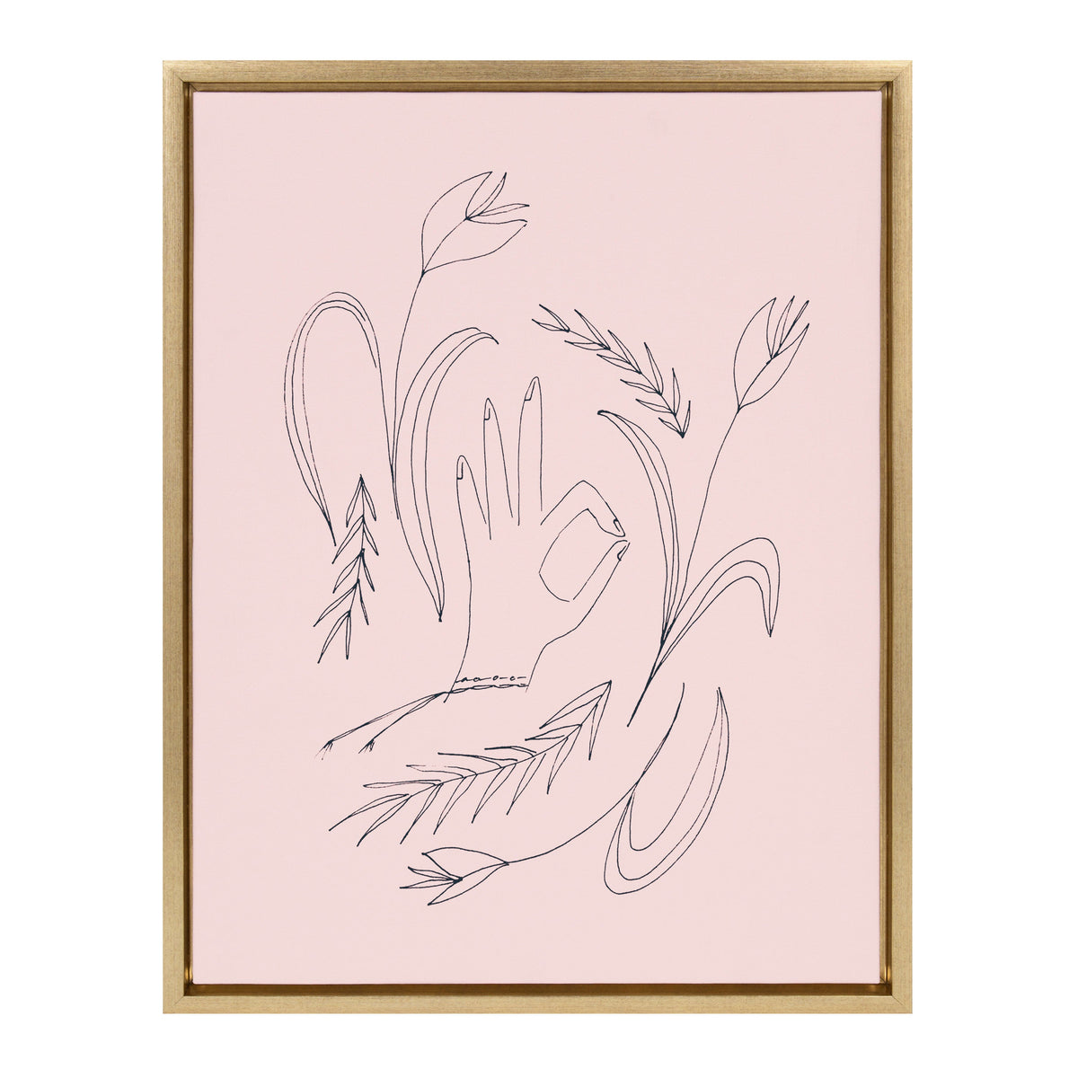 Sylvie We Are All OK Framed Canvas by Kate Aurelia Holloway