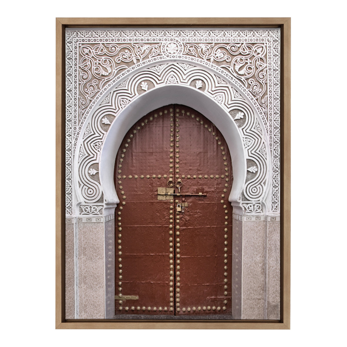 Sylvie Morocco Marrakech Door Framed Canvas by Golie