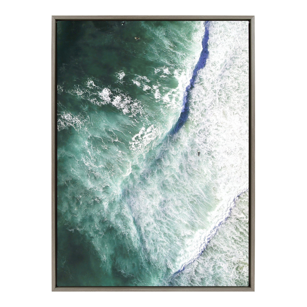 Sylvie Paddle Out Framed Canvas by Rachel Bolgov
