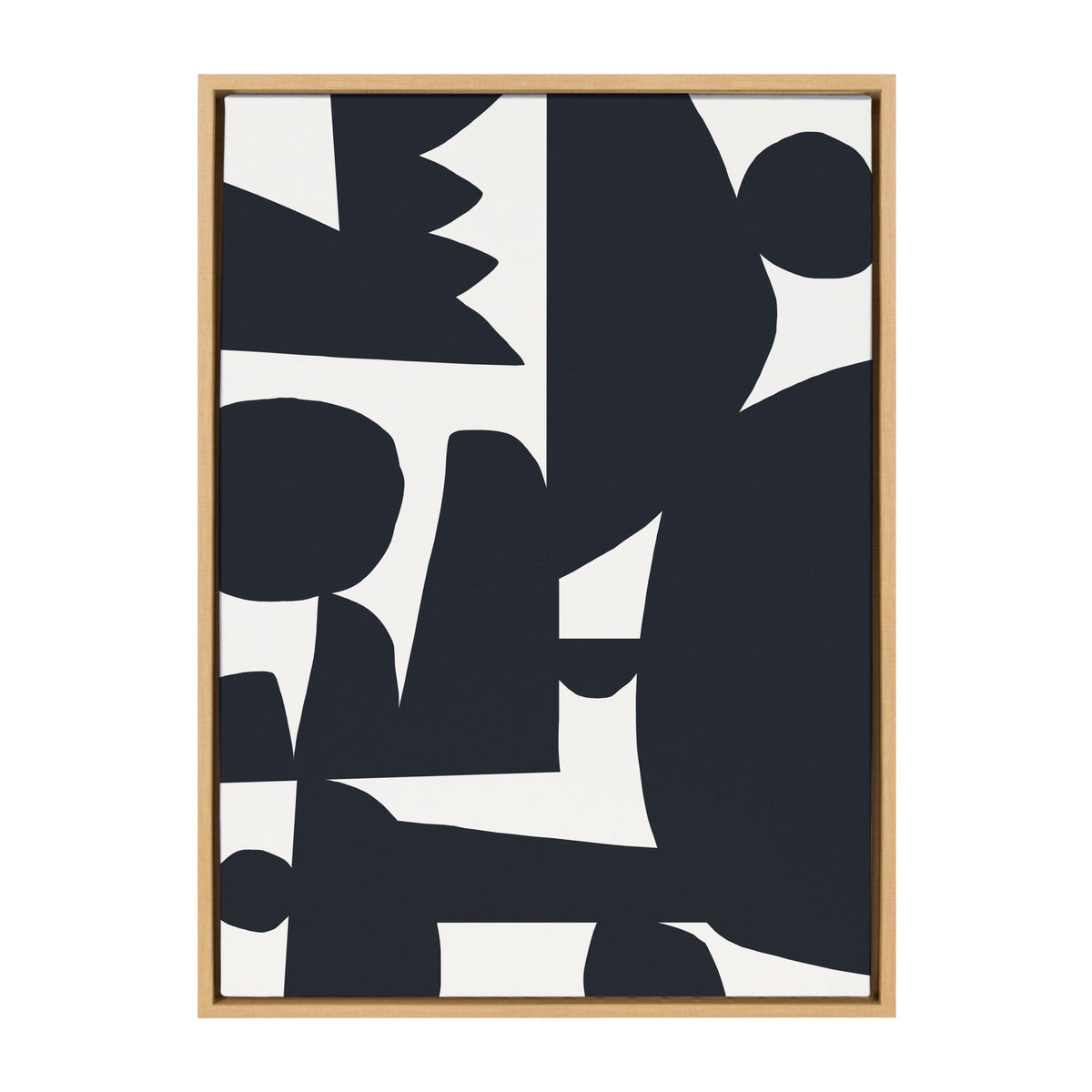 Sylvie Quiet Jungle 1 Framed Canvas by Kelly Knaga