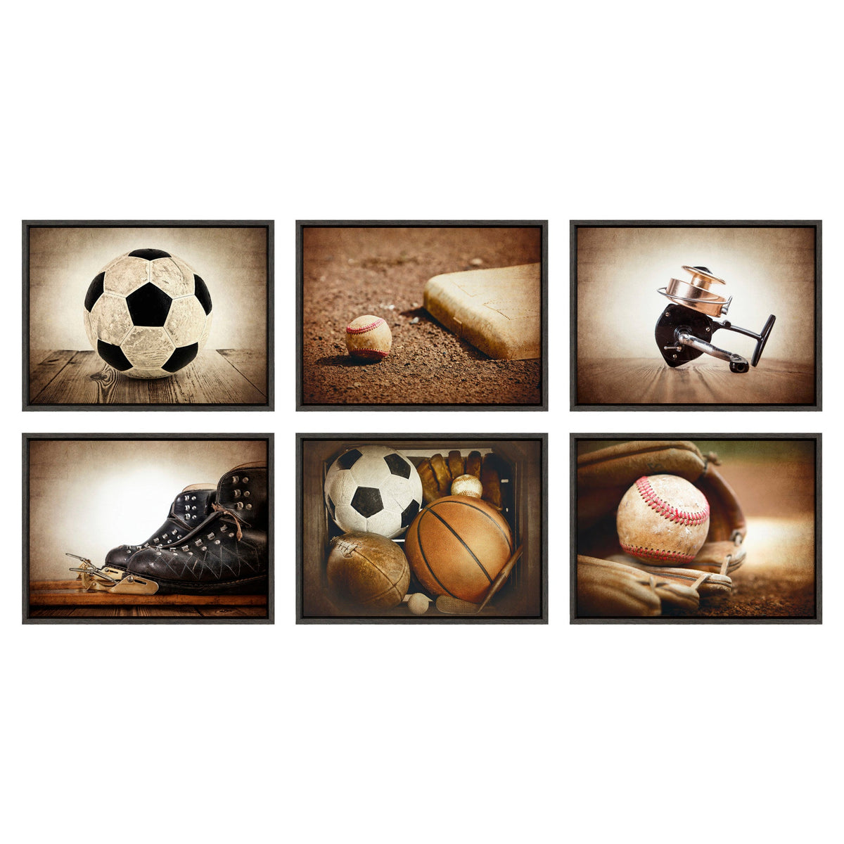 Sylvie Soccer On Wood Framed Canvas By Shawn St. Peter