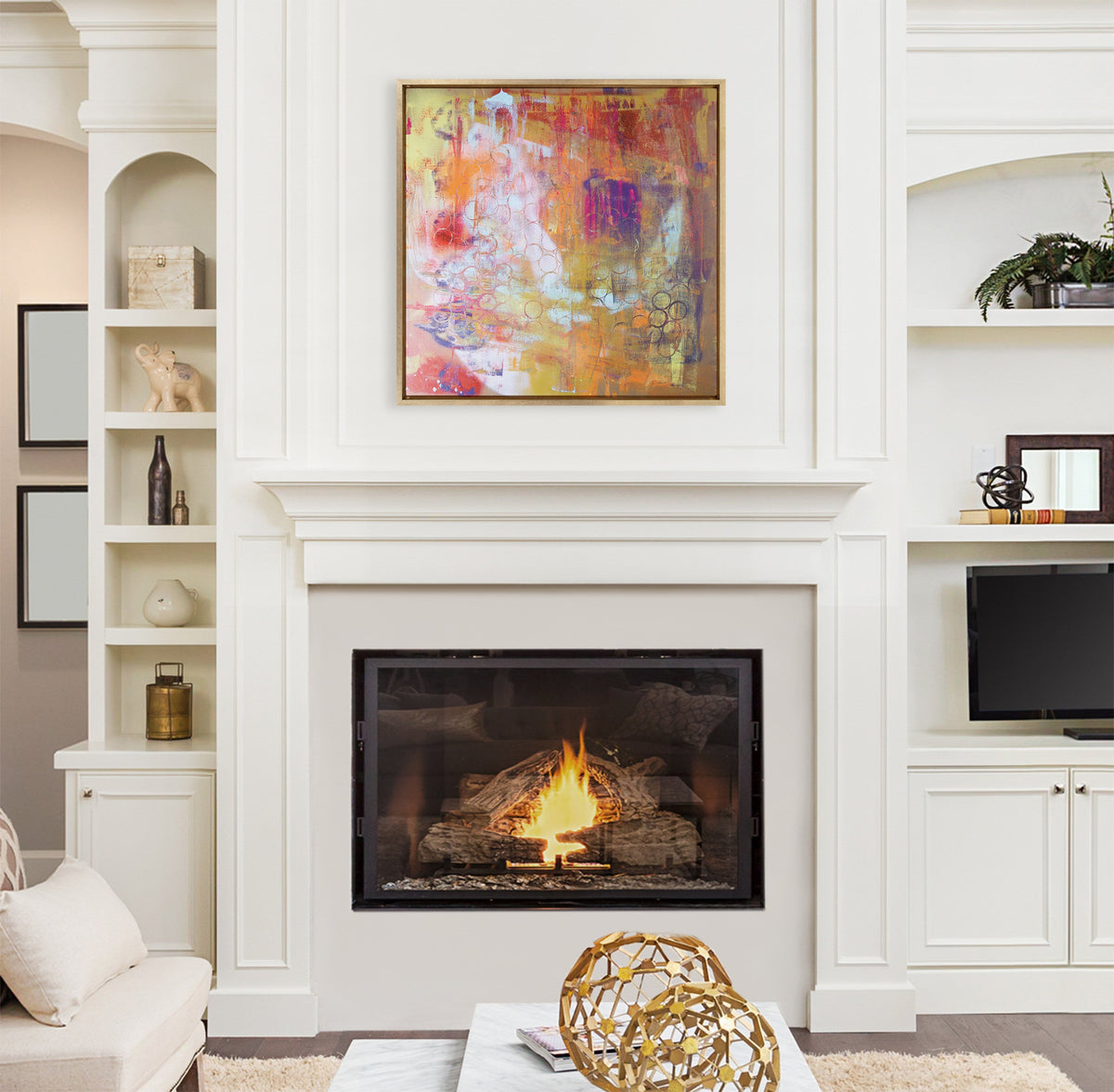 Sylvie Changes Framed Canvas by Grant Mahr