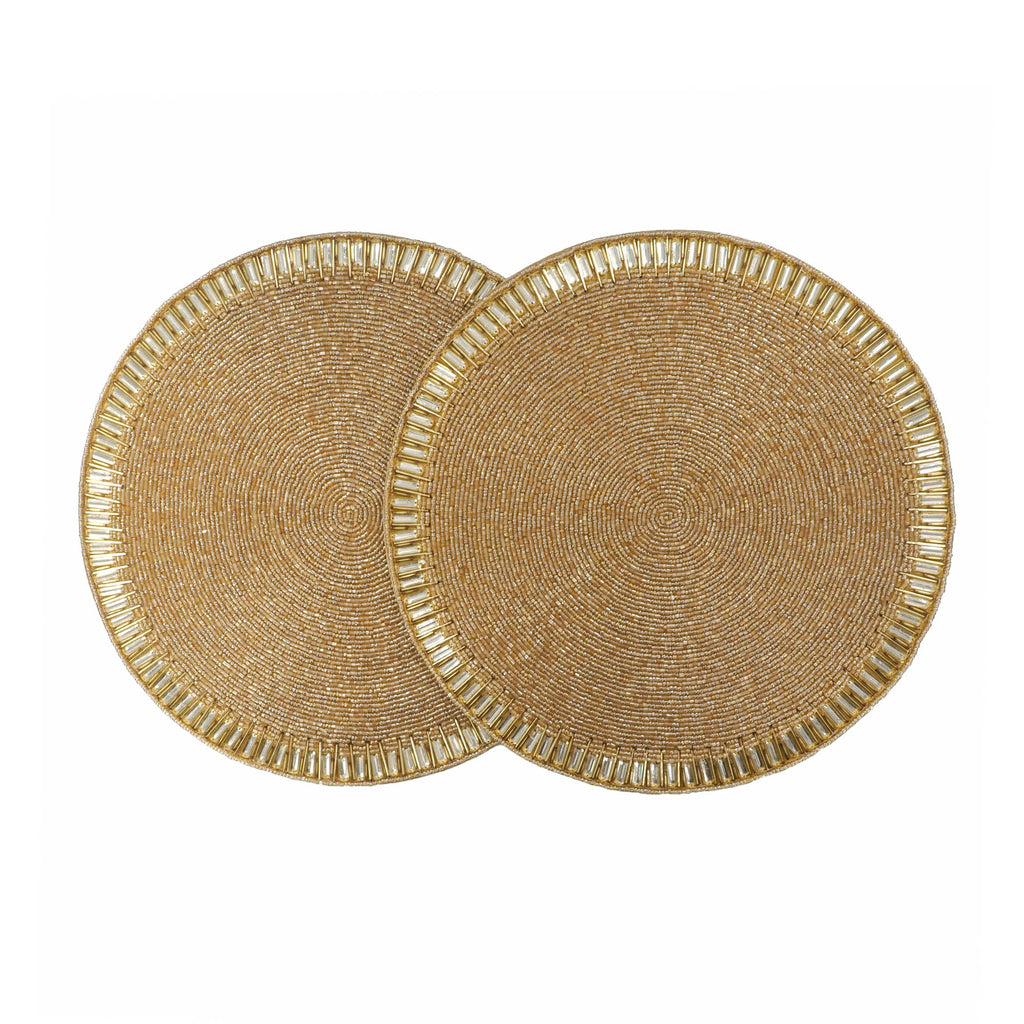 Yellow Diamonds Placemats, Set of 2