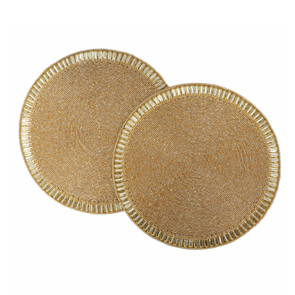 Yellow Diamonds Placemats, Set of 2