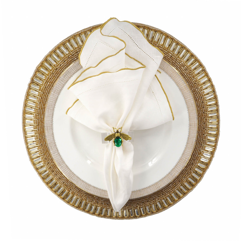 Yellow Diamonds Placemats, Set of 2