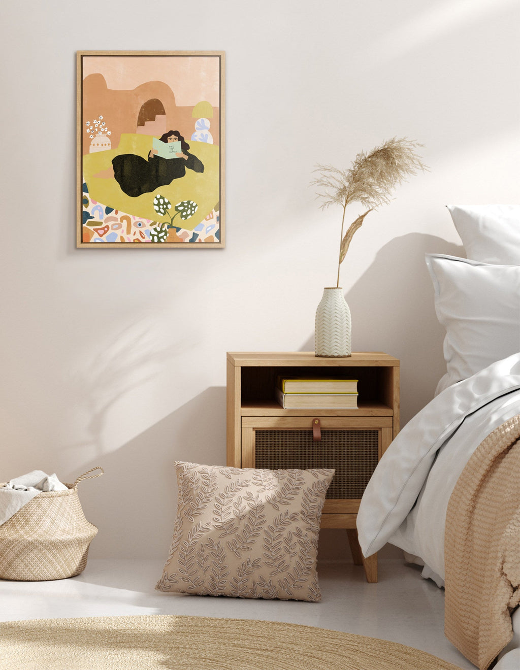 Sylvie Stay True Framed Canvas by Alja Horvat