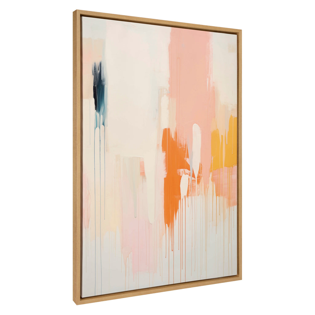 Sylvie Fiesta Abstract Framed Canvas by Amy Lighthall