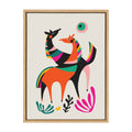 Sylvie Dancing Horses Framed Canvas by Rachel Lee of My Dream Wall