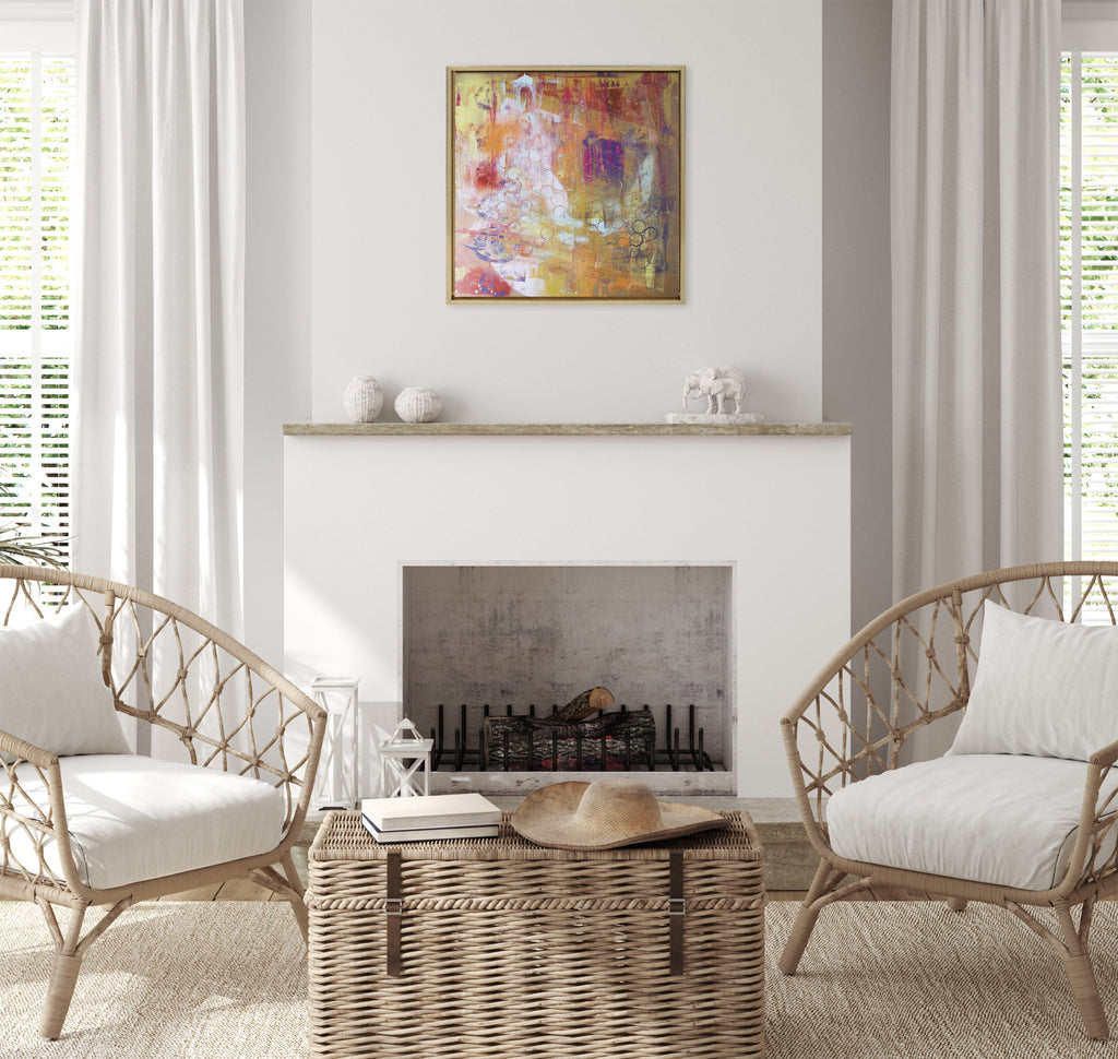 Sylvie Changes Framed Canvas by Grant Mahr