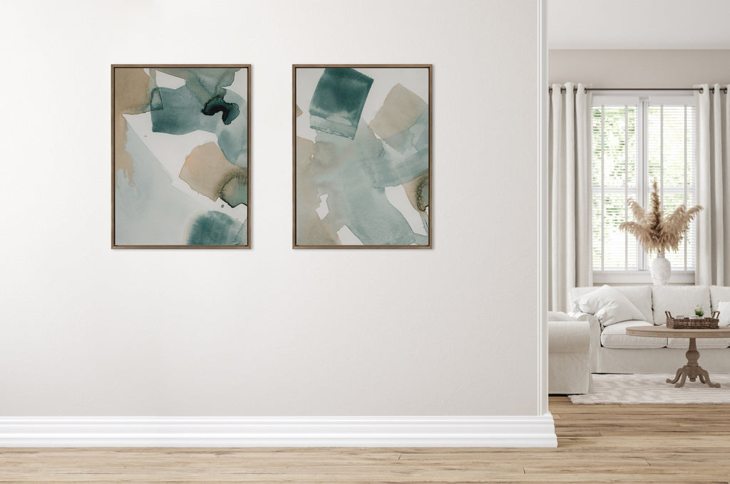 Sylvie Color Exploration II Framed Canvas by Amy Lighthall